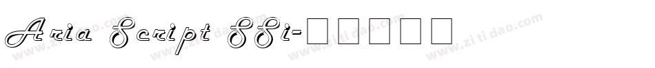Aria Script SSi字体转换